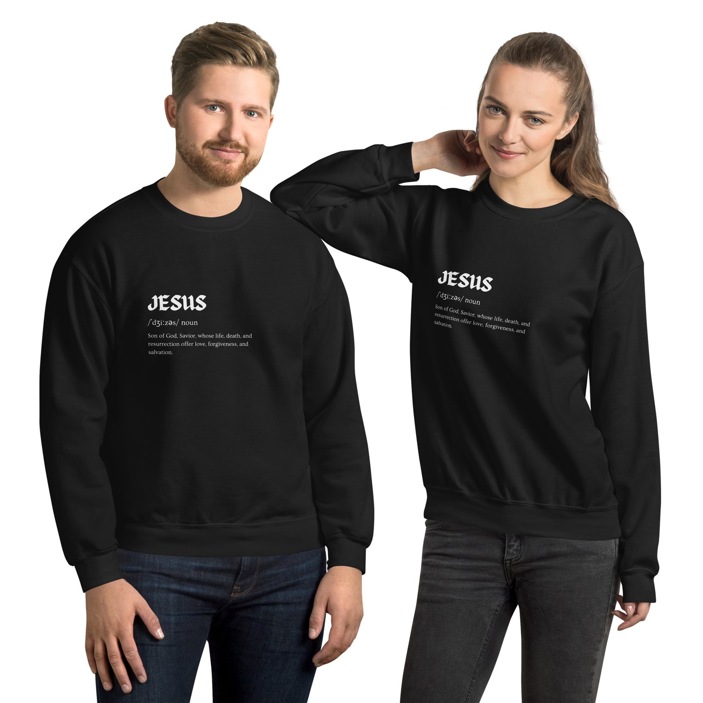 Jesus-Noun Unisex Sweatshirt